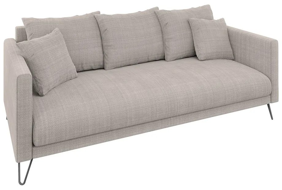 Svetlohnedá ženilková pohovka 200 cm Freya – Ropez