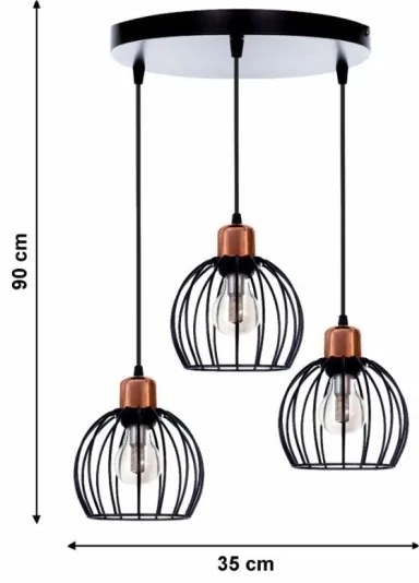 Luster na lanku CELTA 3xE27/40W/230V