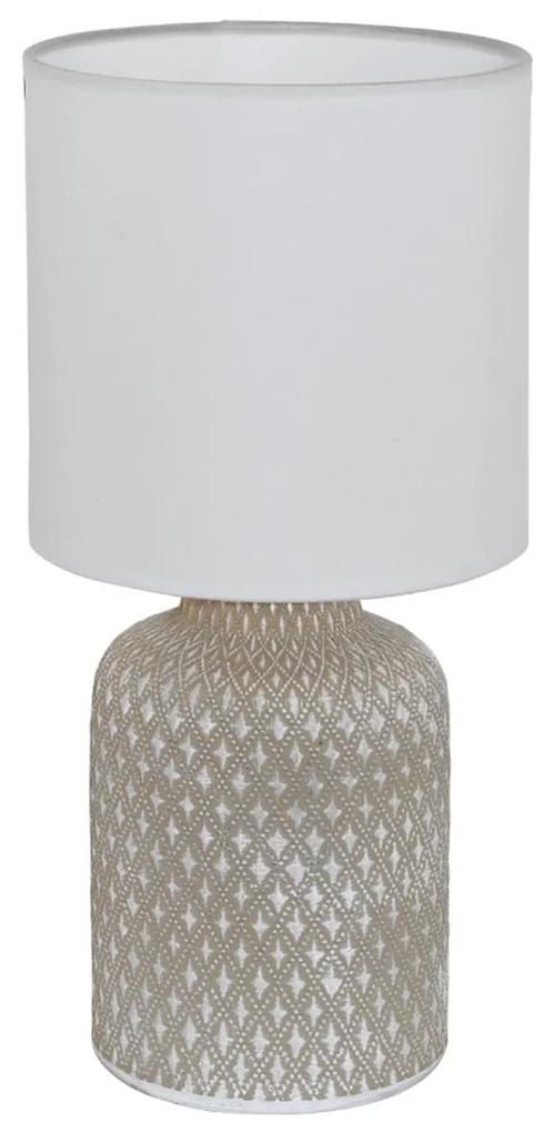 EGLO Moderná stolová lampa BELLARIVA, sivá