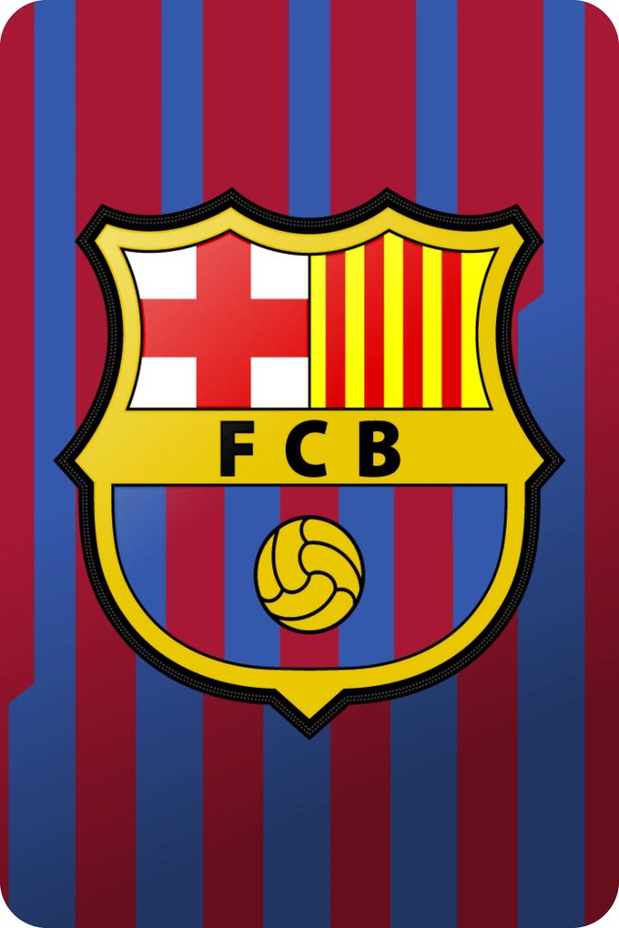 FC Barcelona - textilná nálepka na stenu