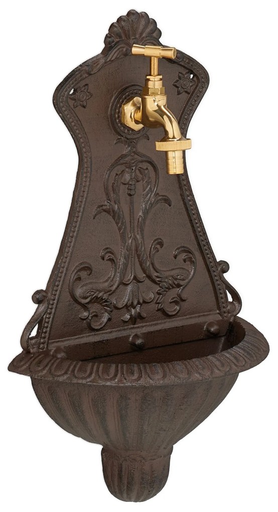 Starožitná nástenná fontána 42cm RD50830