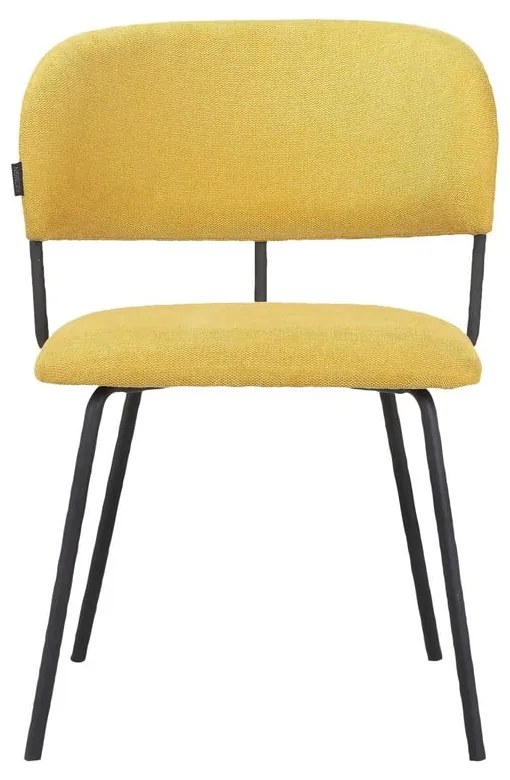 Žlté jedálenské stoličky v súprave 2 ks Claudia – Støraa