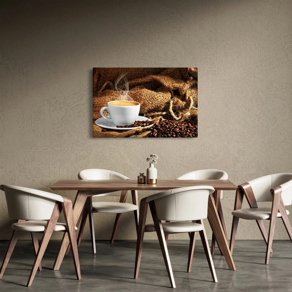 Obraz - Šálka kávy (90x60 cm)