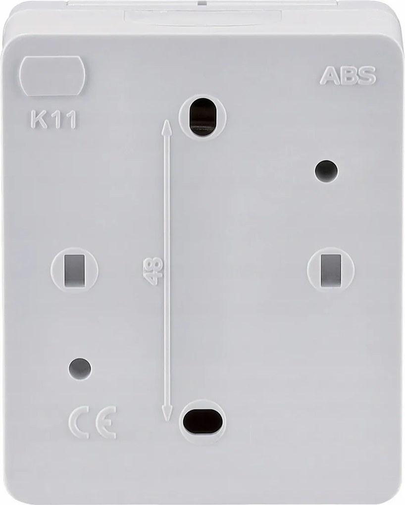 BERGE Jedna hermetická prisadená zásuvka IP44