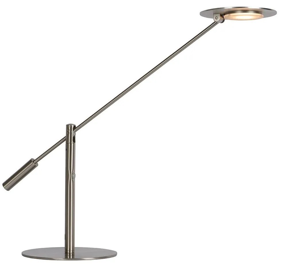 Lucide 19666/09/12 - LED Stmievateľná stolná lampa ANSELMO LED/9W/230V chróm