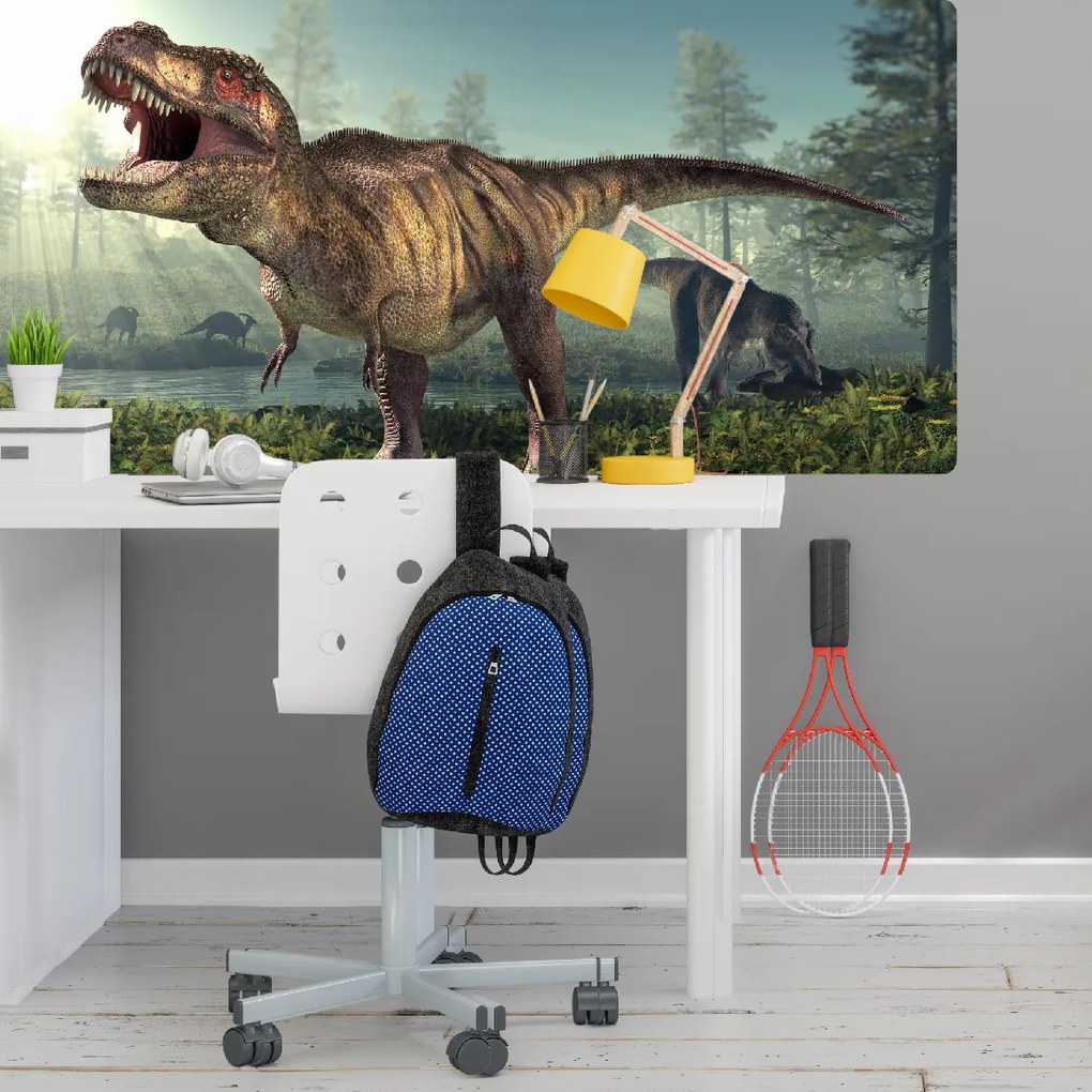 PIPPER. Samolepiaca textilná tapeta - T-Rex