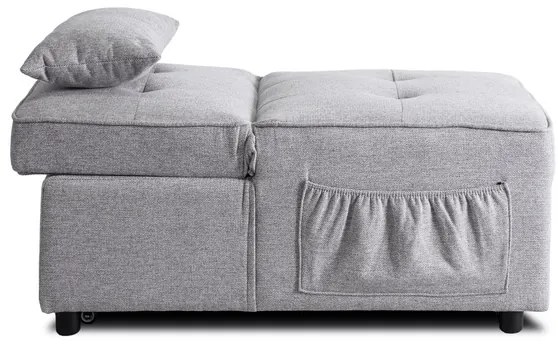 Kreslo EMILIO 67 cm, sivé