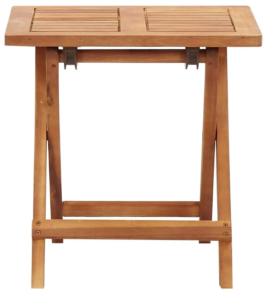 vidaXL Skladací záhradný konferenčný stolík 40x40x40 cm akáciový masív