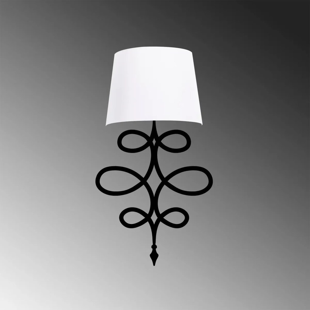 Nástenná lampa Asaf II biela