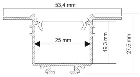 Shilo 1950 - LED Podhľadové svietidlo HANAWA LED/32W/230V 3000K CRI 90 čierna