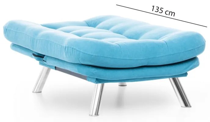 Skladacie kreslo Solo I tyrkysové