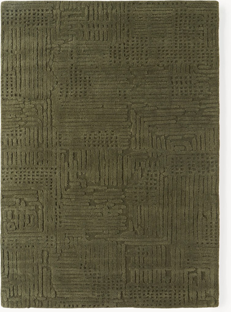 Ručne tuftovaný vlnený koberec Merima