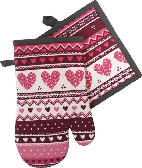 Kuchynská chňapka a podložka VALENTINES