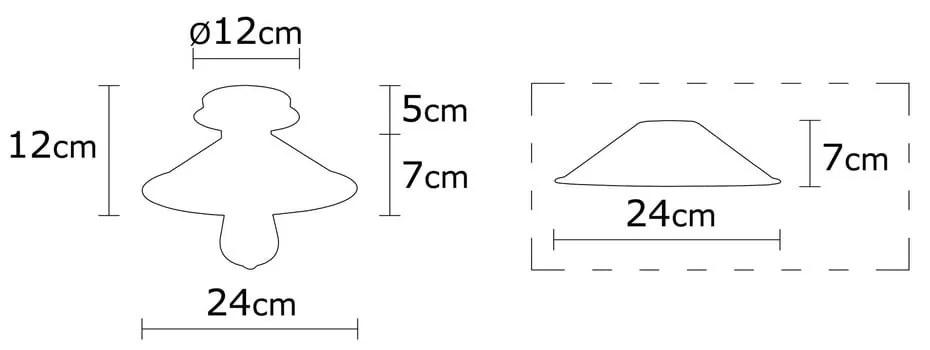 Čierne stropné svietidlo s kovovým tienidlom ø 24 cm Berceste – Opviq lights