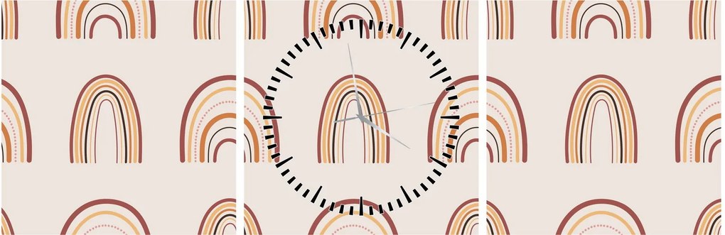 Obraz - Dream creations N⁰3 (s hodinami) (90x30 cm)
