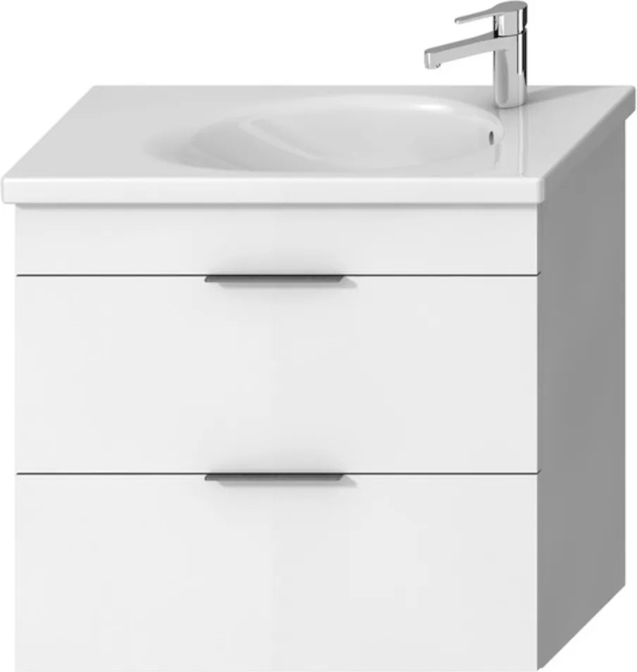 Kúpeľňová skrinka pod umývadlo Jika Tigo N 77x36,3x70,5 cm biela H40J2154015001