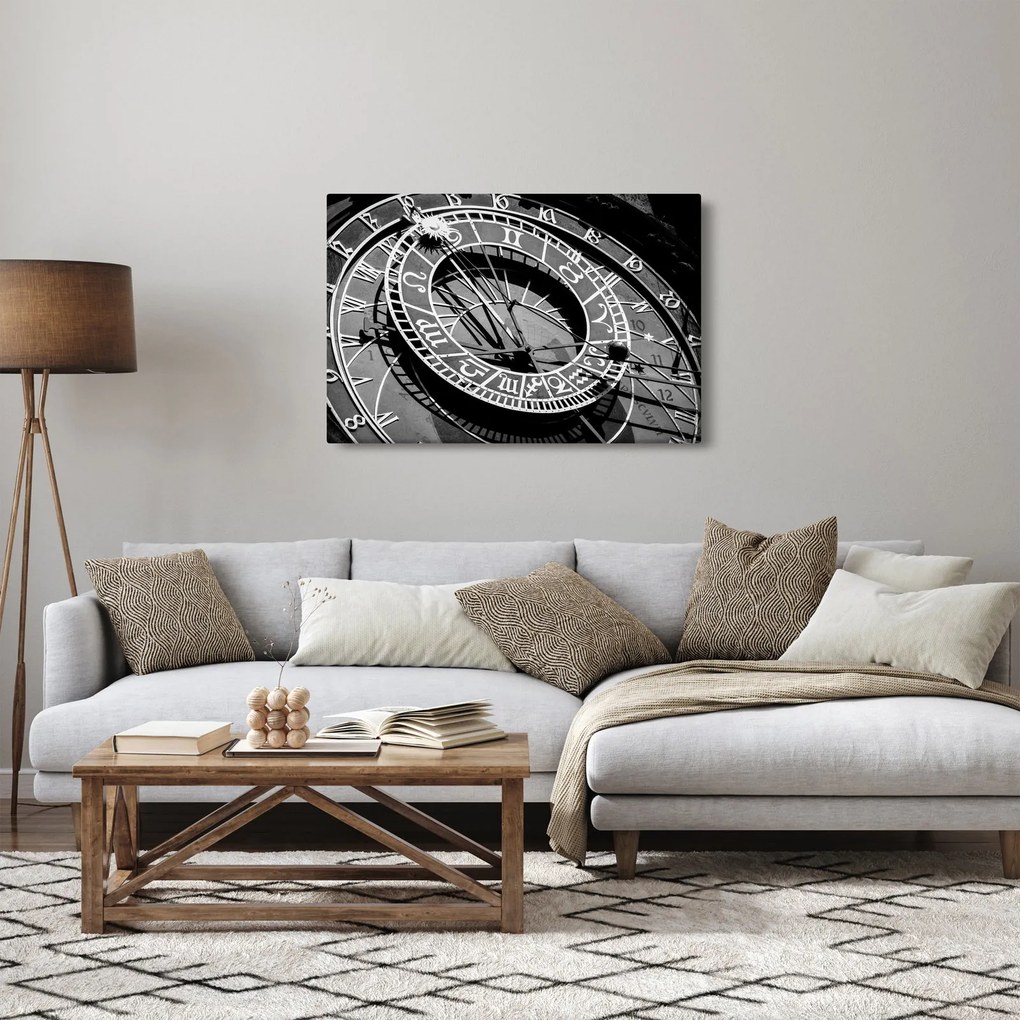 Obraz - Astronomické hodiny, Praha, Česká Republika (90x60 cm)