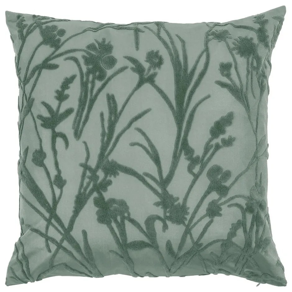 Zelený dekoratívny vankúš Tiseco Home Studio Iris, 45 x 45 cm