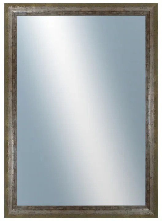 DANTIK - Zrkadlo v rámu, rozmer s rámom 50x70 cm z lišty NEVIS zelená (3054)