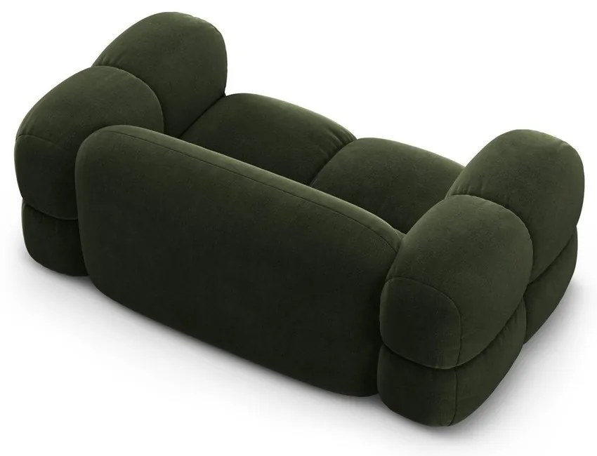 Zelená zamatová pohovka 180 cm Loretto – Cosmopolitan Design