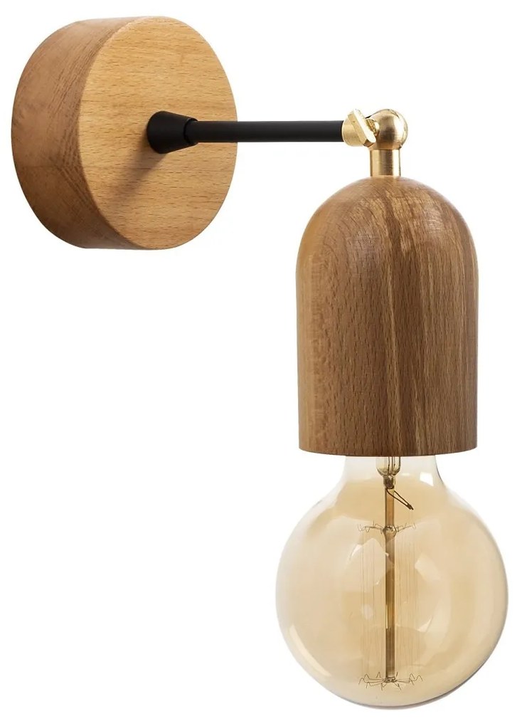 Nástenná lampa Datca prírodná