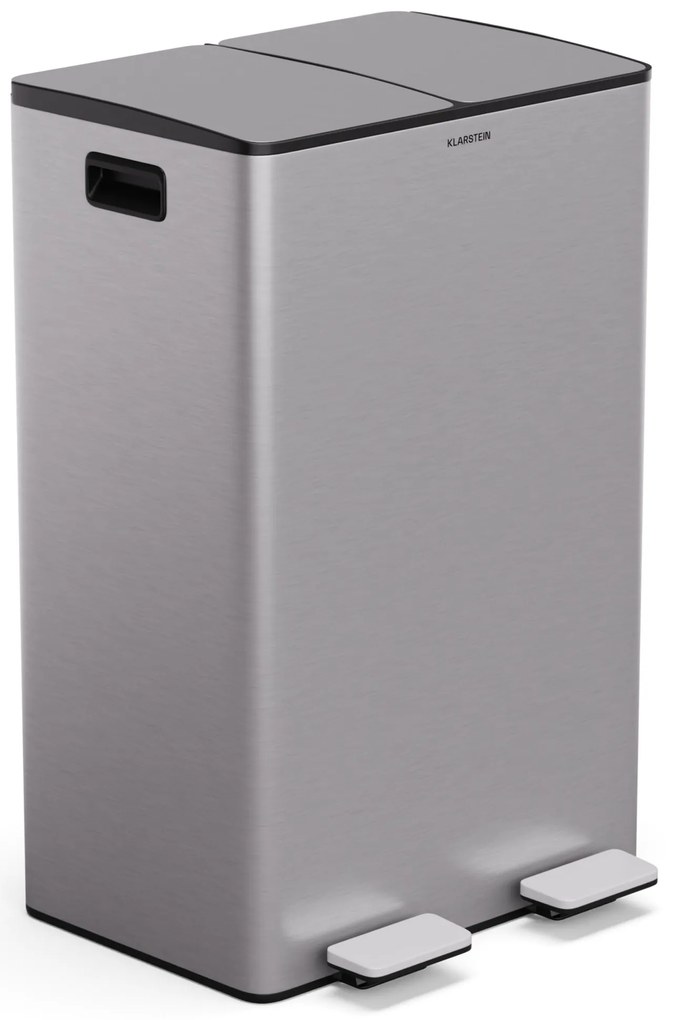 Klarstein EcoVista, odpadkový kôš s kompostérom, 60 l + 3 l/kôš + kompostér, Soft-Close