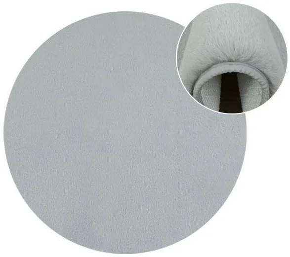 Koberec Bellarossa Rabbit svetlosivý kruh