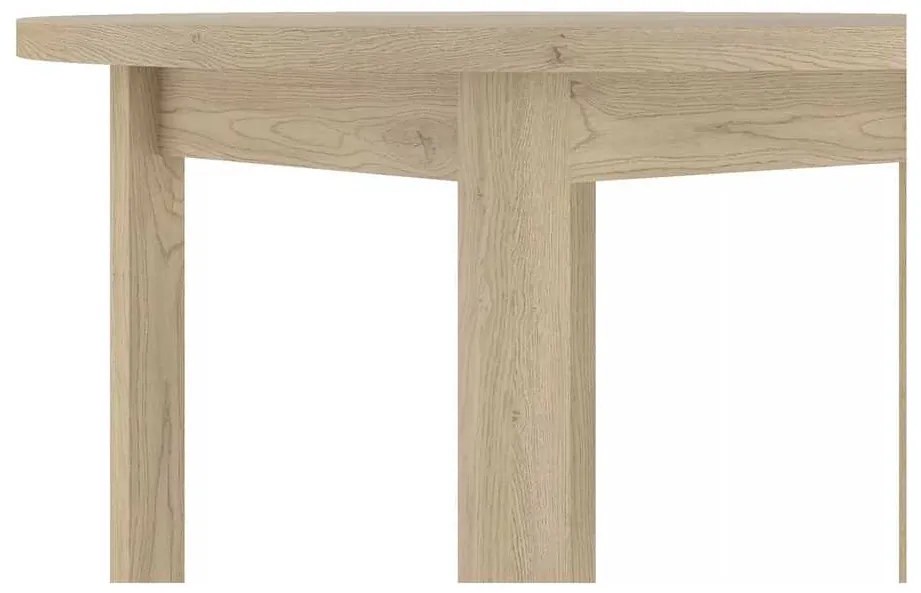 Jedálenský stôl Adam - priemer 80 cm, dub cremona