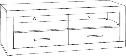 Obývacia stena Stone, s osvetlením