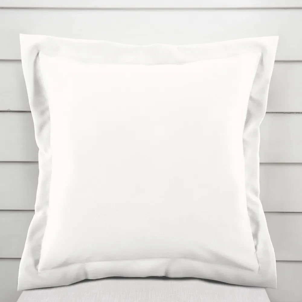 Biante Dekoračná obliečka na vankúš s lemom Rongo RG-032 Krémová biela 60 x 60 cm