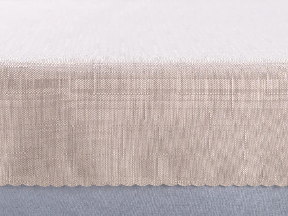 Biante Teflónový behúň na stôl TF-078 Ornamenty - studená biela 20x140 cm