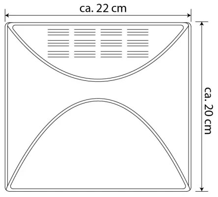 Spot-Light 6710202 - LED Solárne domové číslo LED/3x0,1W/2,4V IP44