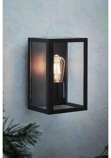 Markslöjd 107113 - Vonkajšie nástenné svietidlo PELHAM 1xE27/60W/230V IP44 čierna