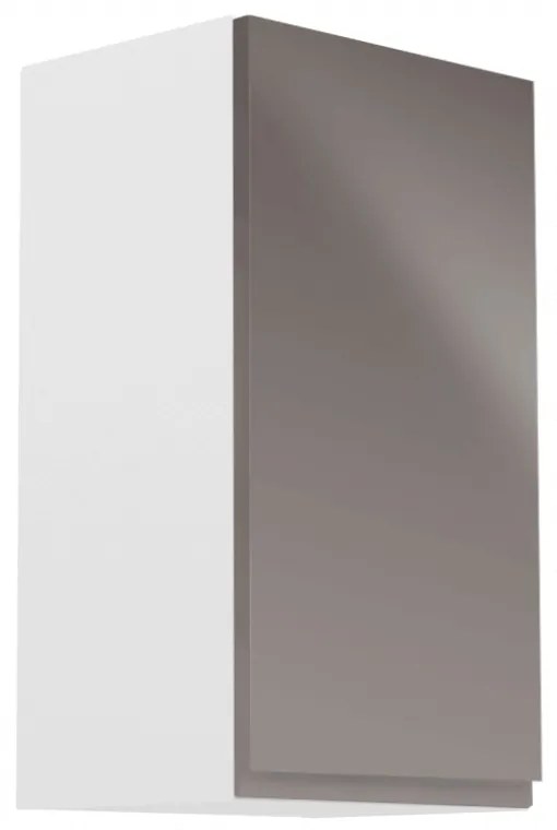 Horná kuchynská skrinka G40 Aurellia (biela + sivý lesk) (P). Vlastná spoľahlivá doprava až k Vám domov. 1015801