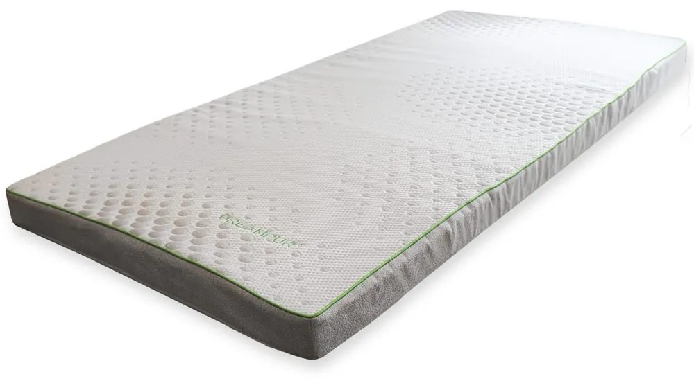 DREAMPUR Vrchný matrac z latexovej peny DREAMPUR® grey dots 8,5 cm - 140x200 cm