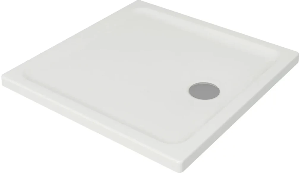 Cersanit Arteco, sprchový kút s krídlovými dverami 80 (dvere) x 80 (stena) x 190 cm, 5mm číre sklo, chrómový profil + slim sprchová vanička TAKO, S601-115