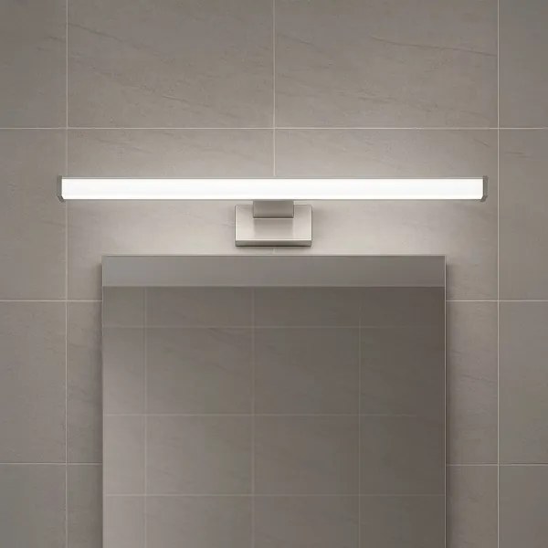 LED Kúpeľňové osvetlenie zrkadla MIRORE LED/8W/230V 40 cm IP44 lesklý chróm