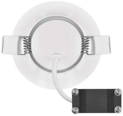 Emos ZD3122 LED SIMMI stropná vstavaná bodovka kruh priemer 90 × 25 mm 5W 450lm 4000K biela