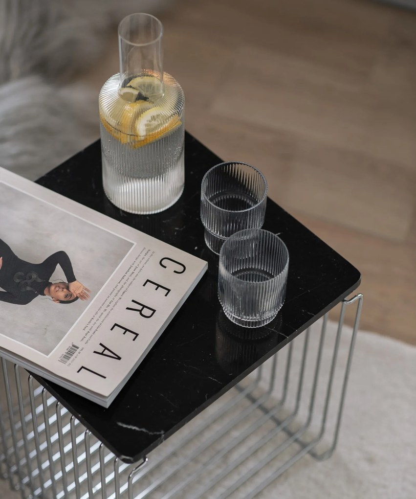 Ferm Living Sklenená karafa Ripple 900 ml