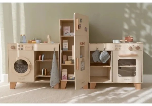 Little Dutch - Drevená práčka s príslušenstvom