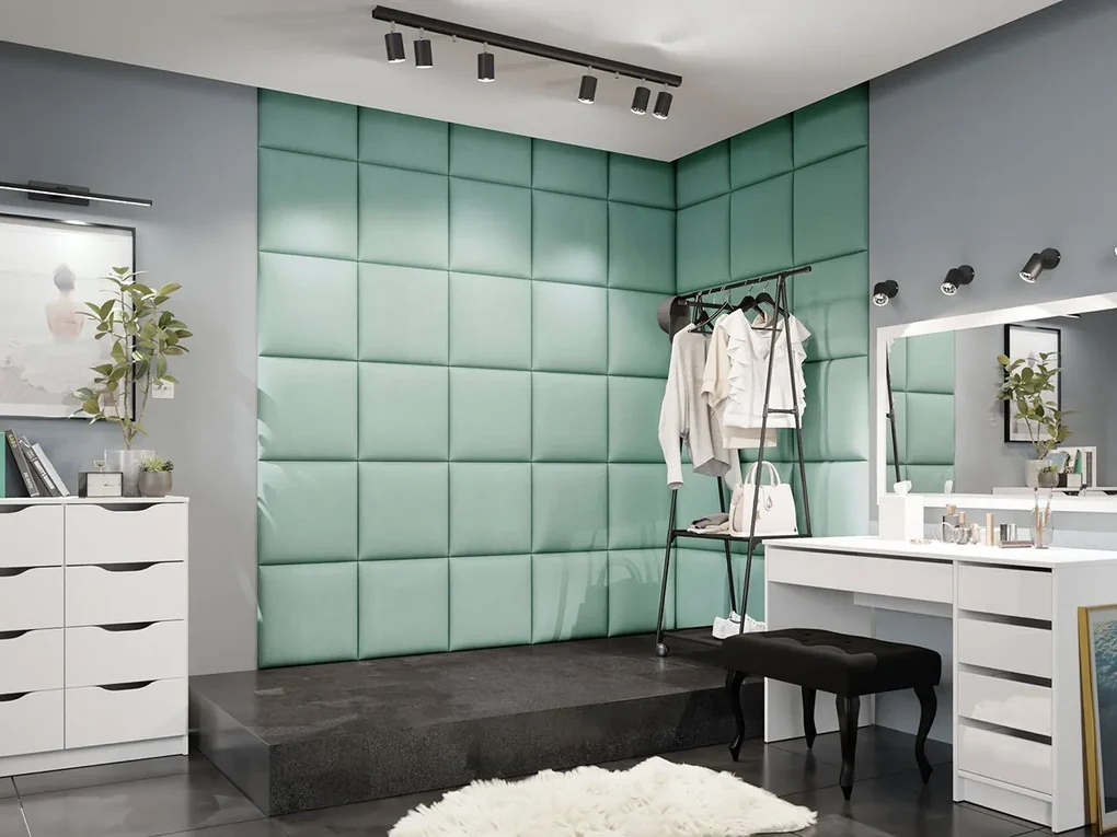 Čalúnený stenový panel Pag 42x42, Farba čalúnenia:: Manila 35