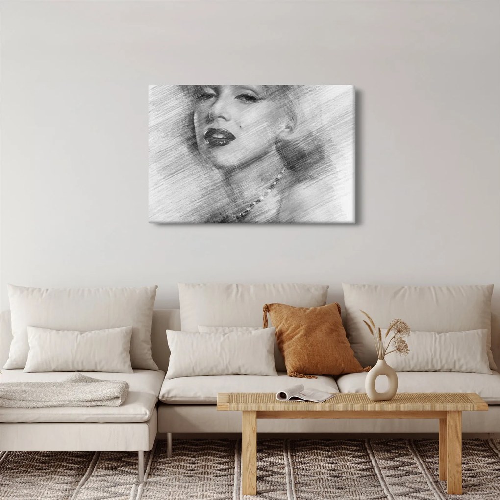 Obraz - Portrén Merilyn Monroe (90x60 cm)