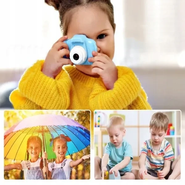 Digitálny fotoaparát pre deti Mačička X5 modrý