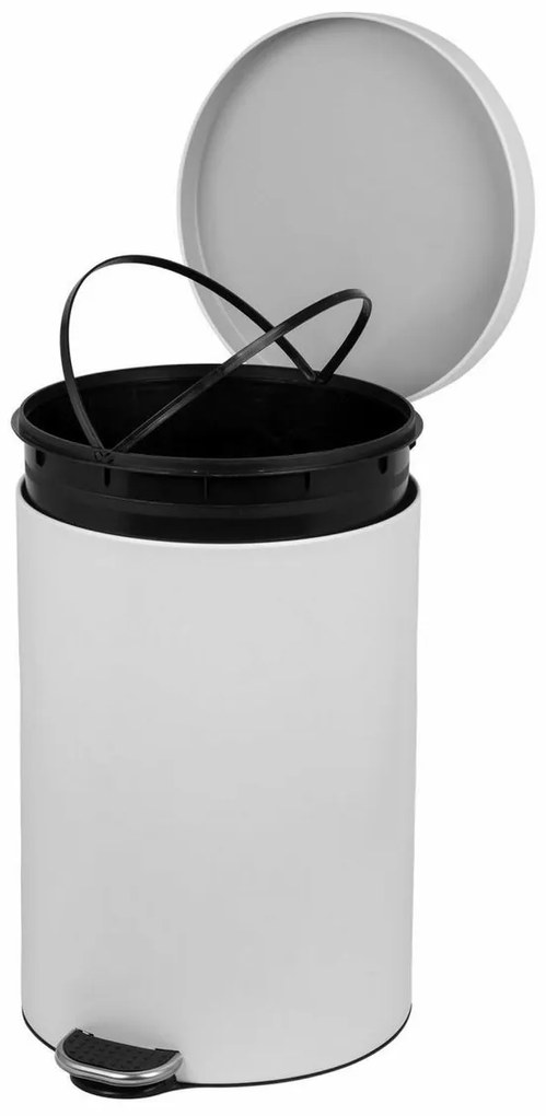 Alda Pedálový odpadkový koš Freedom Fresh 20 l,biela, 20 l