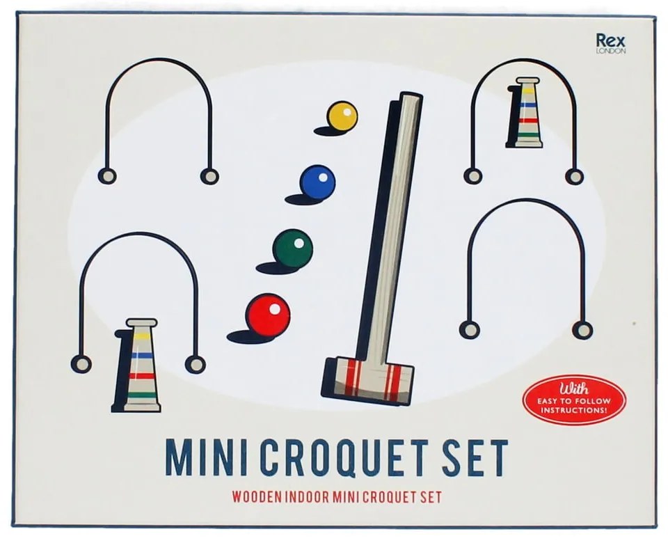 Stolový kroket Mini Croquet Set – Rex London