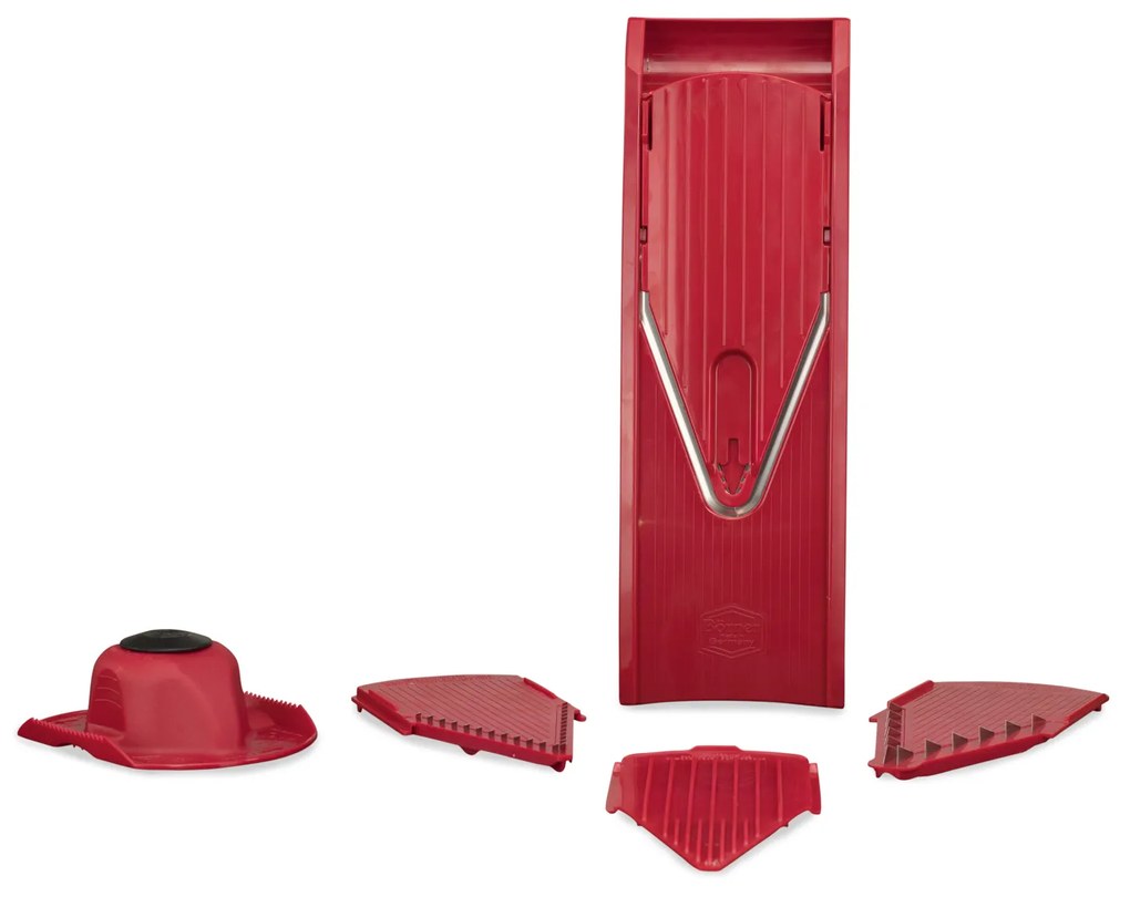 V-krájač Börner V1 ClassicLine Starter Set Farba: Červená
