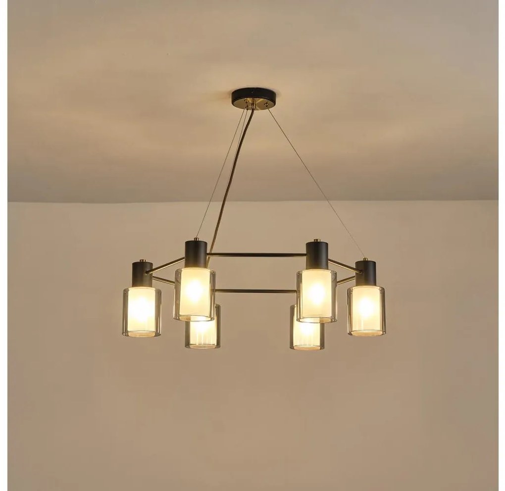 Luster na lanku 6xE14/15W/230V