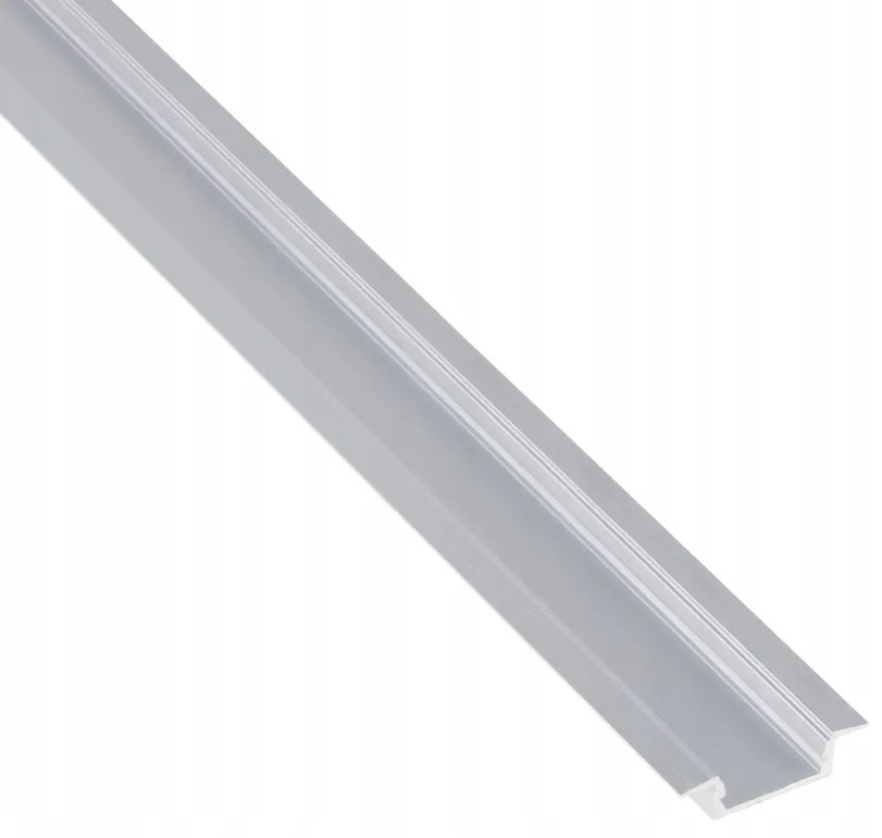 BERGE LED eloxovaný hliníkový profil zapustený 2m - sada