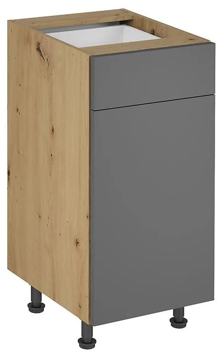 Skrinka do kuchyne Langen d40s1 push grey