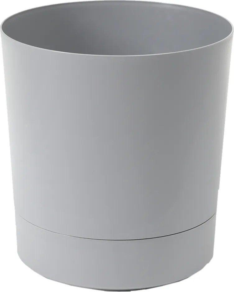 Kvetináč s podstavcom AURA 325 mm, sivý*71276